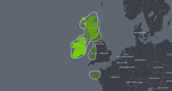 DNA MAP IRELAND &amp; SCOTLAND